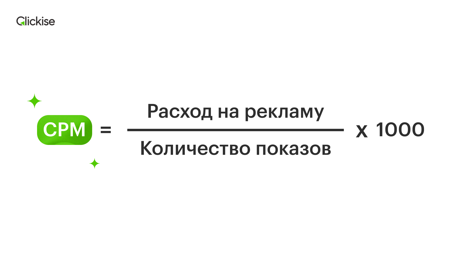 Формула расчета CPM